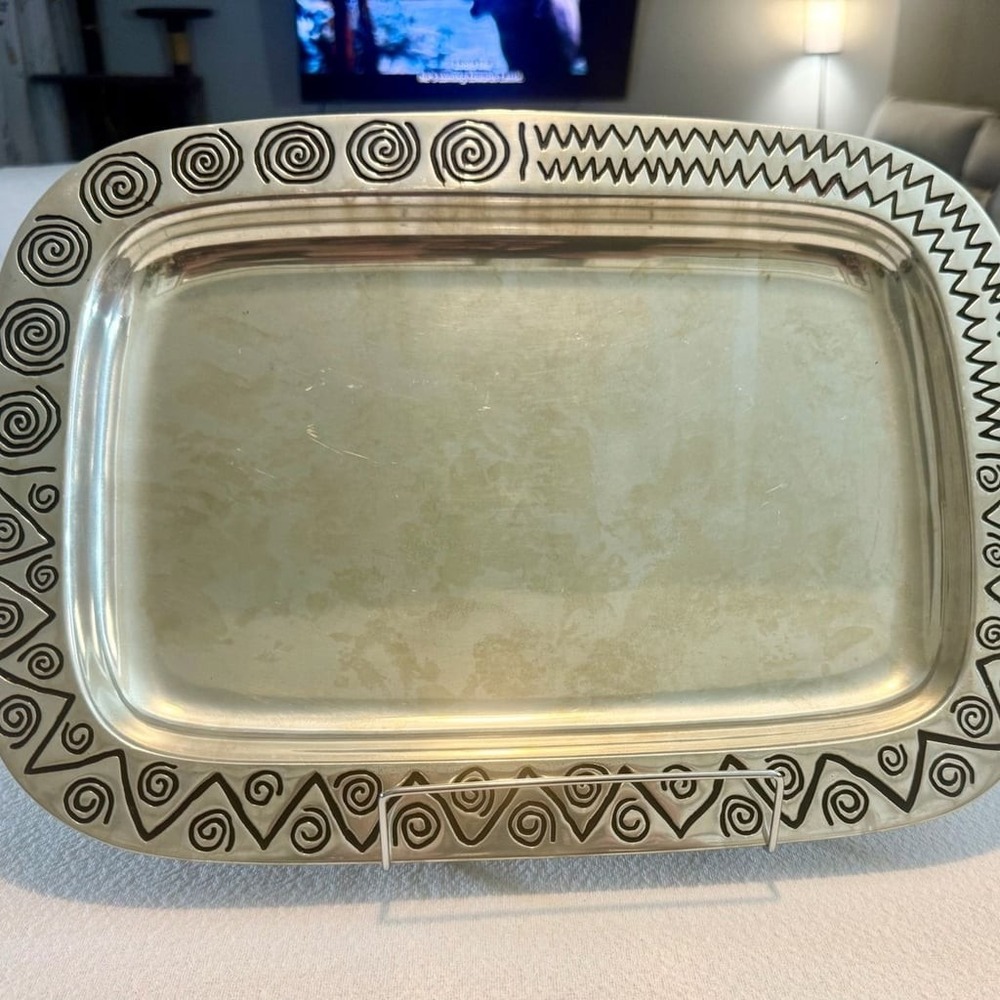 Reggae (Armetale, Hollowware) 13" Rectangular Tray by Wilton Armetale